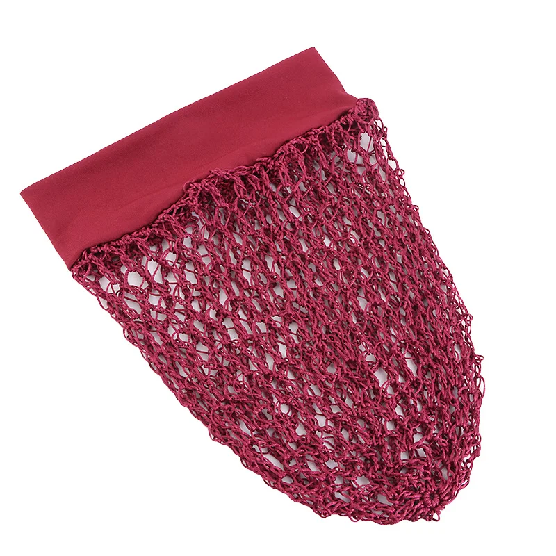 Frauen Damen Haarnetz Dehnbar Breites Band Mesh Haarnetz Perücke Werkzeuge Weiche Rayon Atmungsaktive Häkeln Haarnetze Zubehör – Detail 3