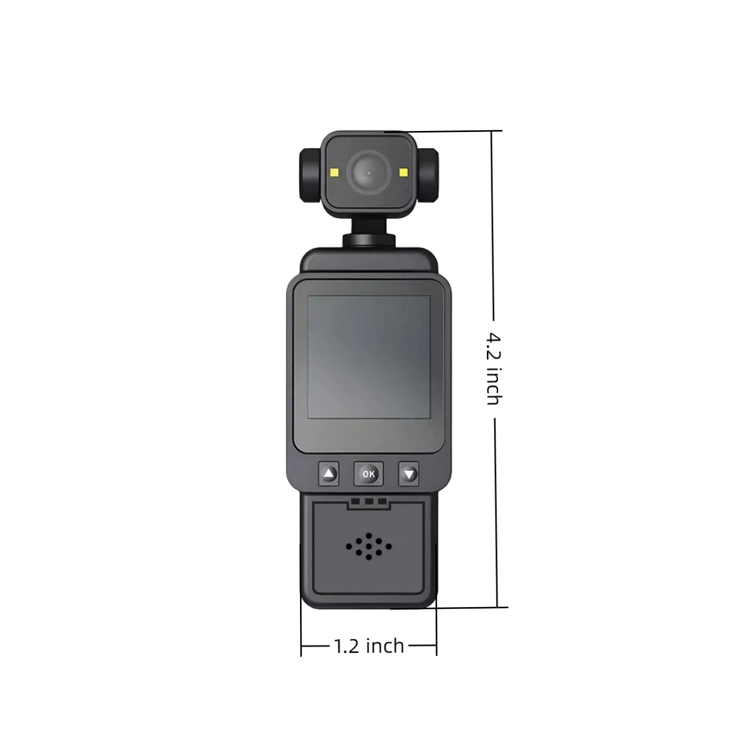 1080P FHD Wearable Body Camera | 1.25