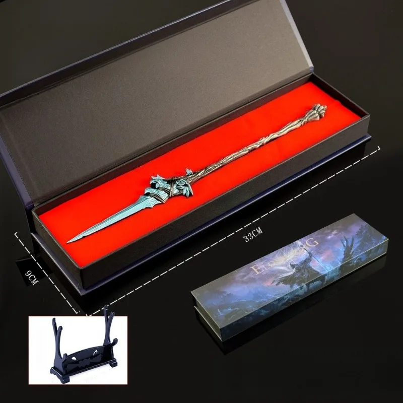 30cm nuevo juego Elden Ferry arma periférica modelo Dream Spear todo metal artesanía espada de juguete caja de regalo para colección regalos para amigos
