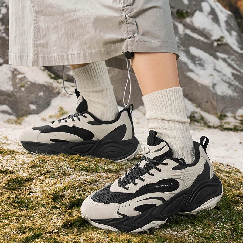 Xtep Huiyou Vintage Casual Shoes For Women  Winter Sports Shoes Comfortable Breathable Soft Cushion Sneakers 876418320017