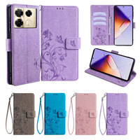 Wallet Magnetic Buckle Flip leather Case for Infinix Note 40 Pro Plus infinix note 30 pro 30i Popular Leather Phone Cover Funda