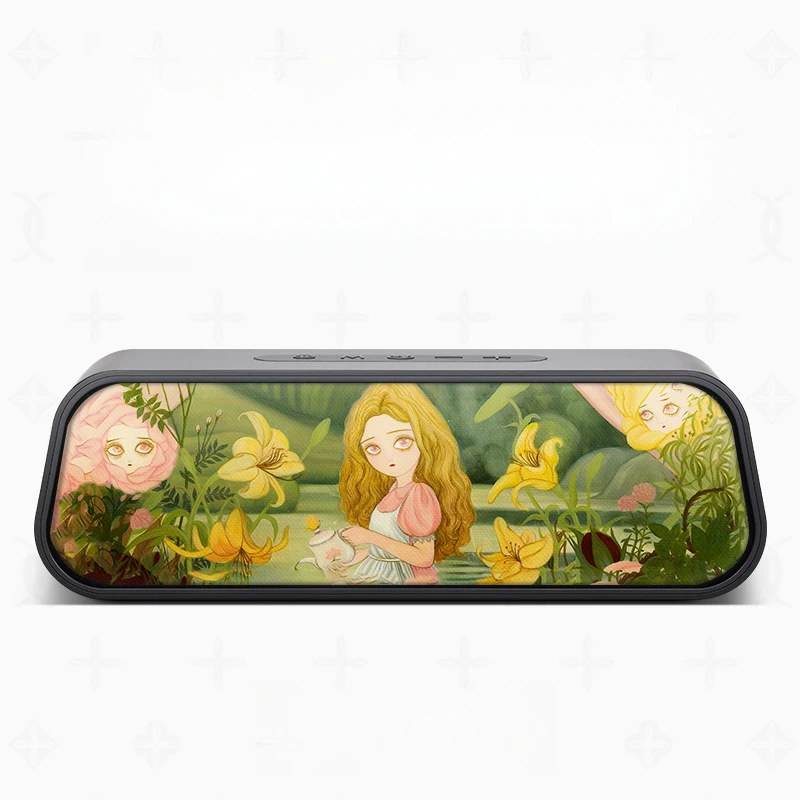 

DE413 Bluetooth Speaker Mini Portable Wireless High Sound Quality Plug-in Card Home Desktop Subwoofer Mini Speaker