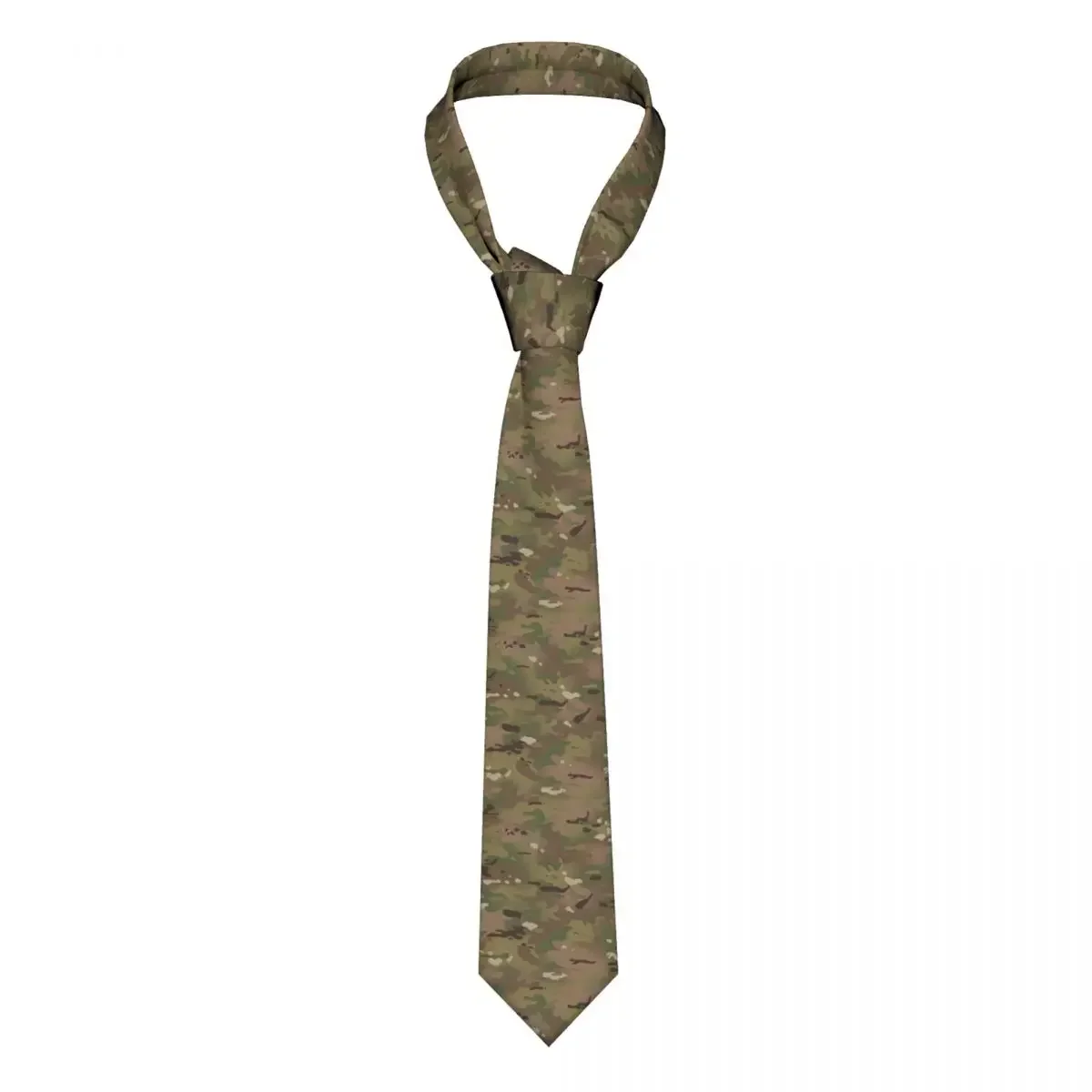 Fashion Camouflage Pattern Tie for Wedding Personalized Men Army Tactical Camo Necktie