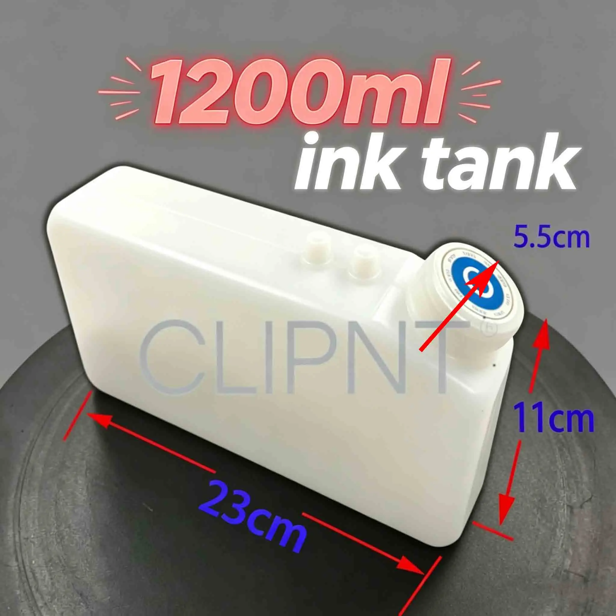 New 1.2L ink tank cartridge for xp600 dx5 dx7 4720 5113 I3200 head printer for upgrade Allwin Xuli Human Eco solvent printer