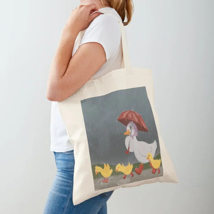 Rainy stroll Tote Bag free delivery bags Cloth bags ecological bags