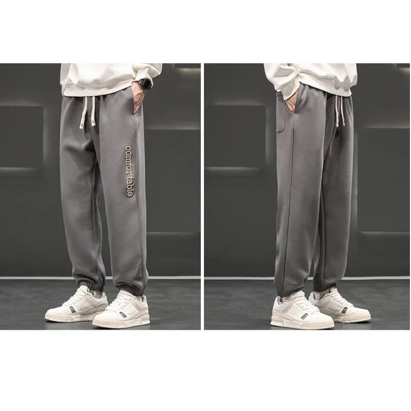 

Four Season Outdoor Cycling Windproof and Breathable Men's Leg Tied Straight Leg Pants Fashionable Versatile Straight Leg Pants