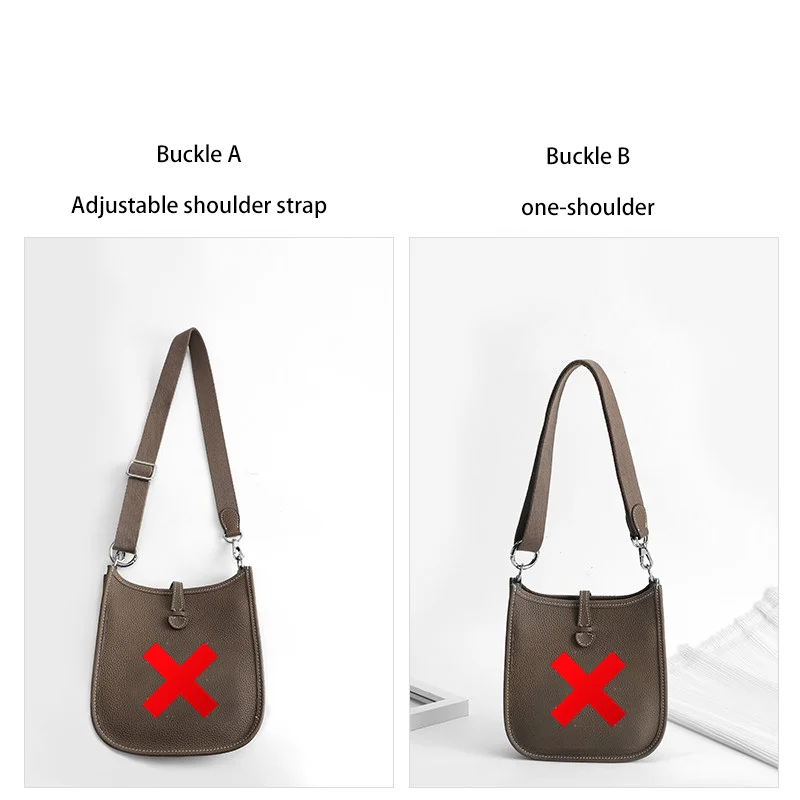 Adjustable Buckle For Evelyne Mini16 23 29 Shoulder Strap Shortener Buckle Easy To Install Bag Modification Bag Accessories