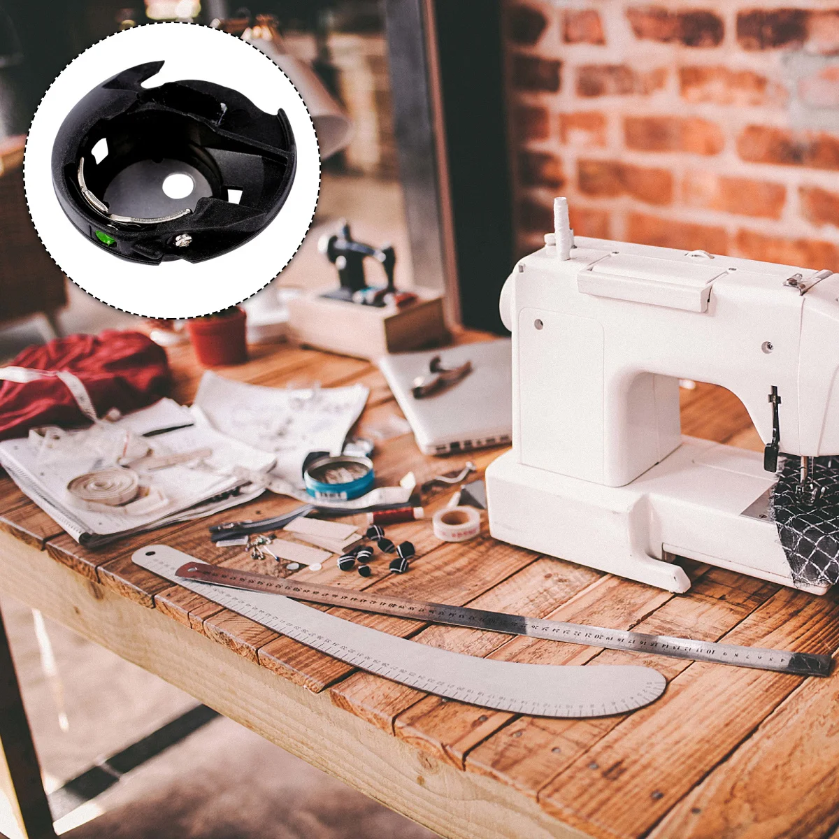 

Sewing Machine Bobbin Case Durable Reusable Professional Accessory Part High-Quality Cost-Effective Supplies Sewing Machine Part