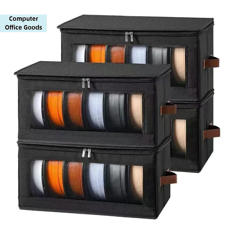 【Filament Storage Box 3D Printer Filament Storage Containers 3D Printing Accessories Holder Rack For Home, Office Workshop】