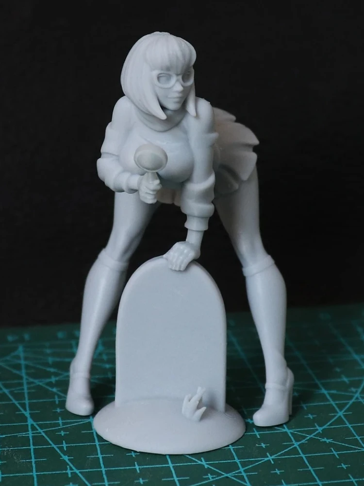 1/24 60mm  1/18 80mm Resin Model Kits Lovely Sexy Girl Unpainted Sculpture Figurine 470
