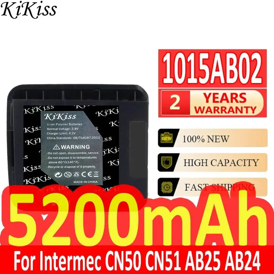 

5200mAh Durable Stable 1015AB02 Handheld Scanner Battery For Intermec CN50 CN51 AB25 AB24
