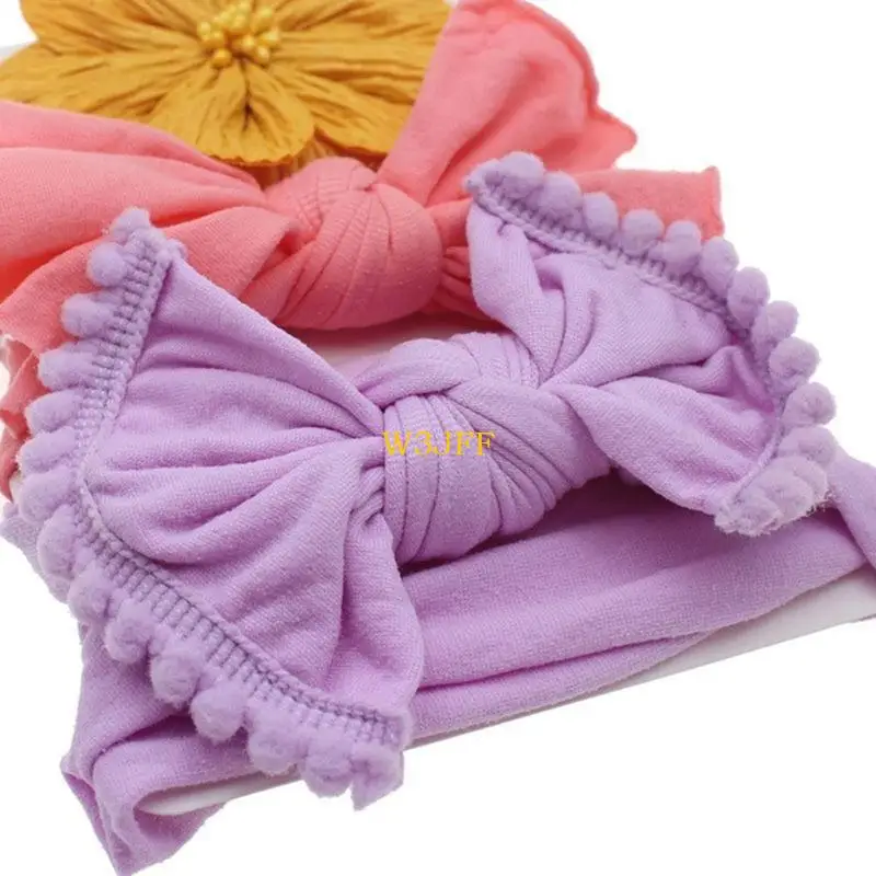 W3JF 3XTODDLLER ADEMEAR FLOLOR HAIR BAND مع هدية شعر البتلة.