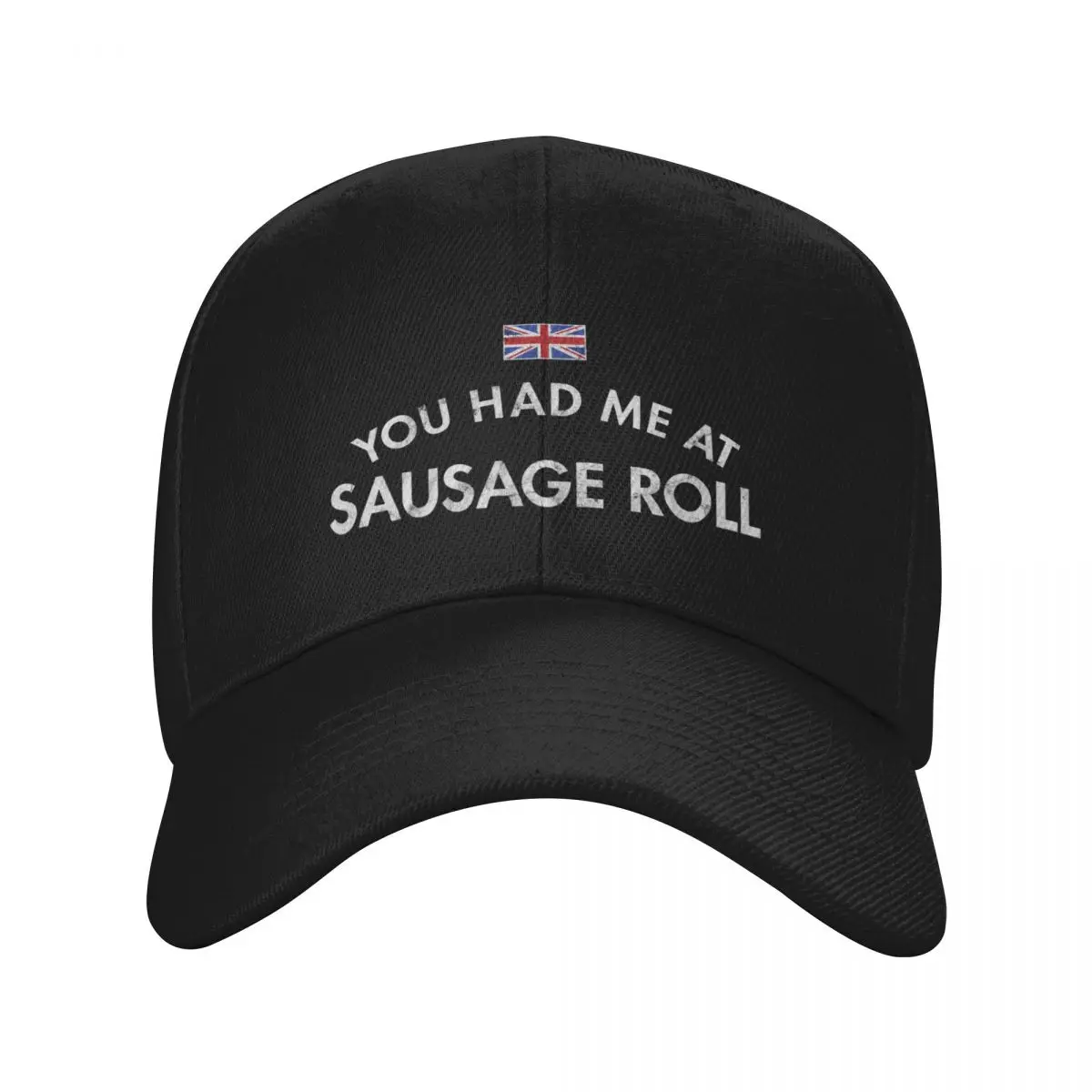 You Had Me At Sausage Roll - Distressed Baseball Cap Designer Hat Anime Hat Golf Hat hiking Women Beach Fashion Men's