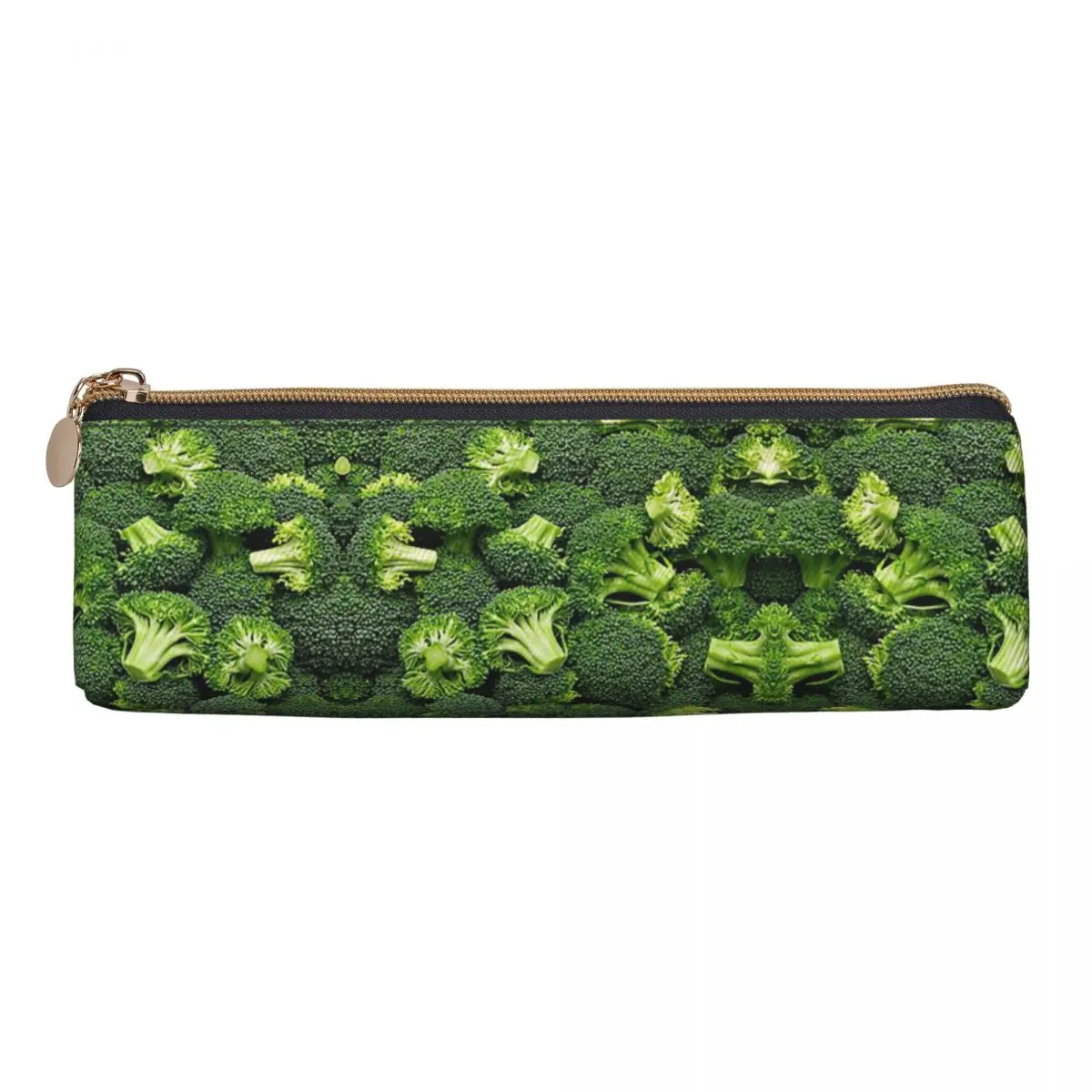 

Fresh Raw Broccoli Pencil Case Pencil Pouch Storage Stationery Supplies Big Capacity Pen Box Pencil Bag for Studen Gifts