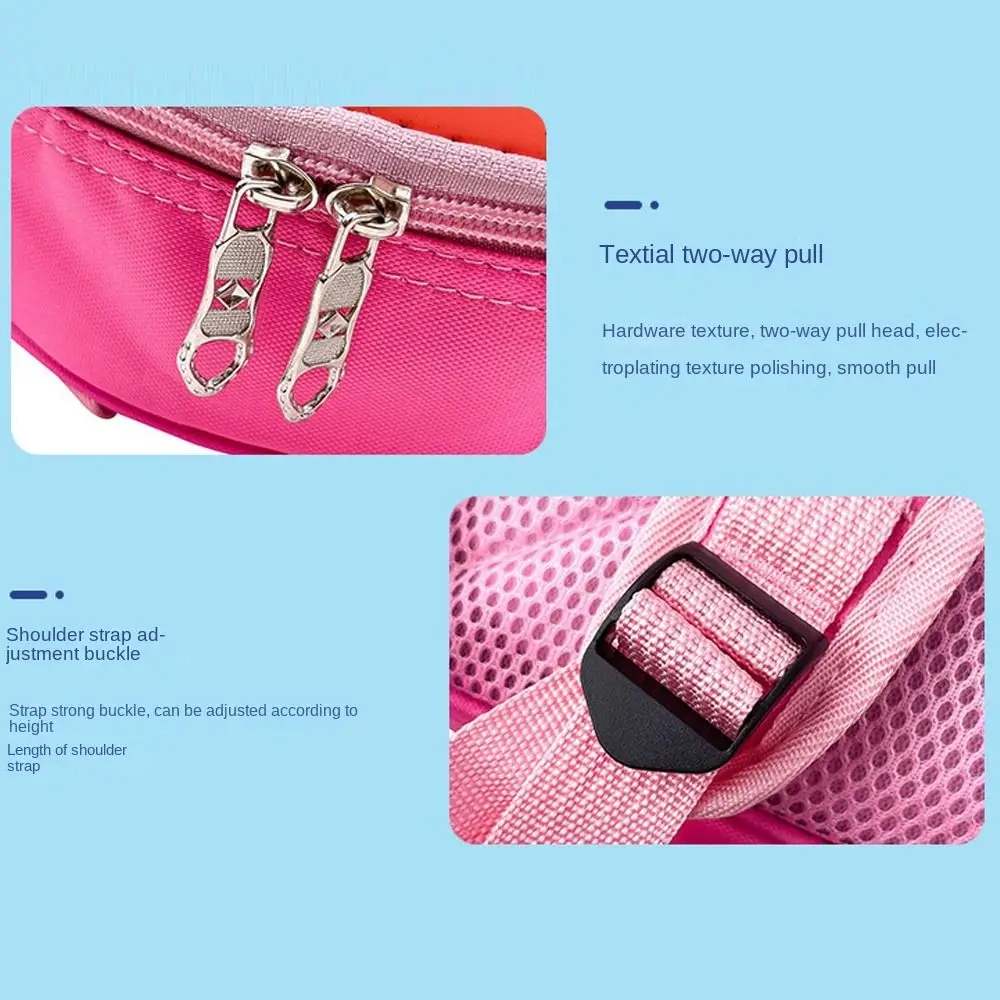 Cute Rainbow Children's Backpack Waterproof Large Capacity Kindergarten Schoolbag