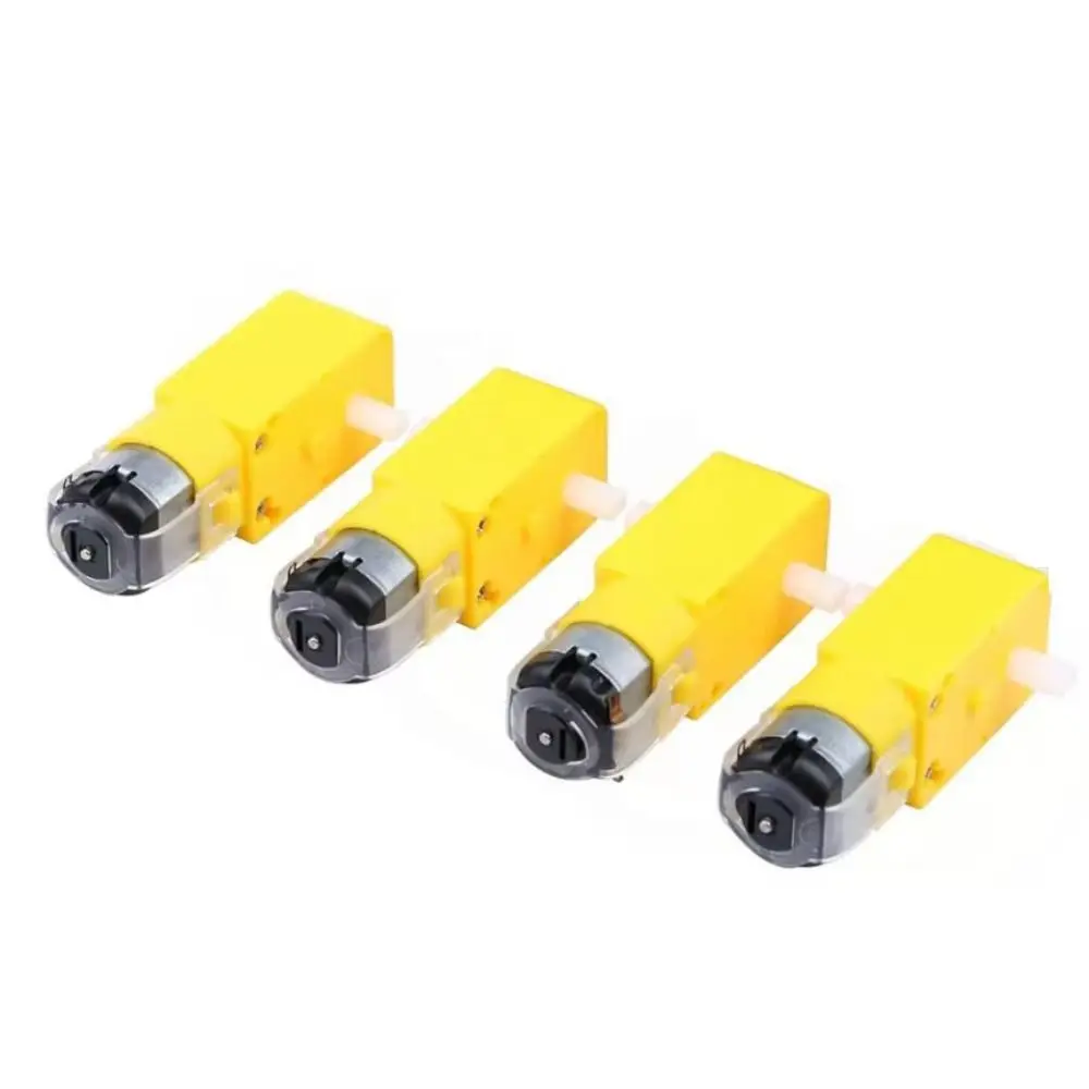 3-6V DC Motore Elettrico Magnetico In Plastica TT Motore Ruota Pneumatico 1:48 Giallo Doppio Albero Motoriduttore Arduino Smart Car