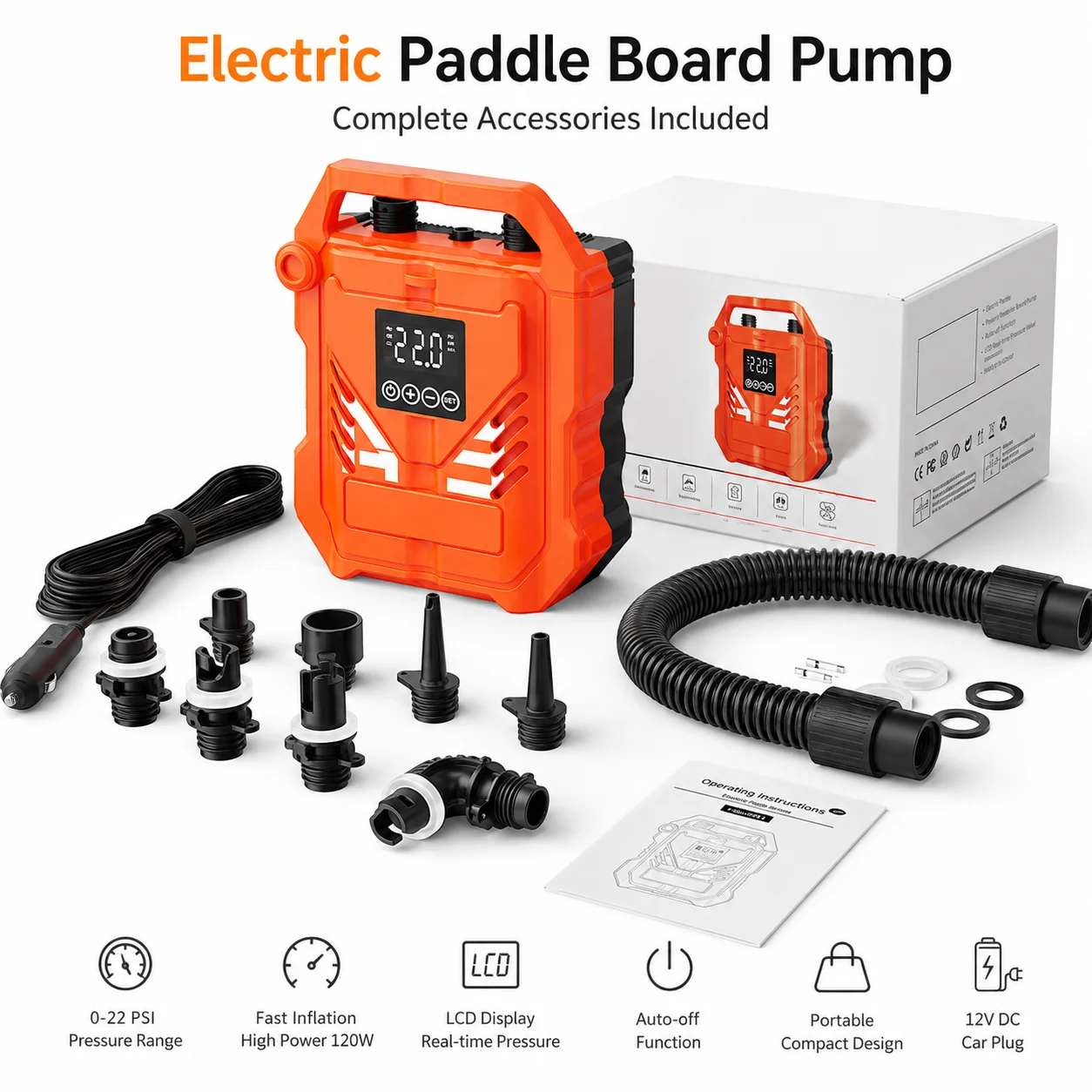 Customized Electric Inflatable - Inflatable Boat Electric Pump recension och pris