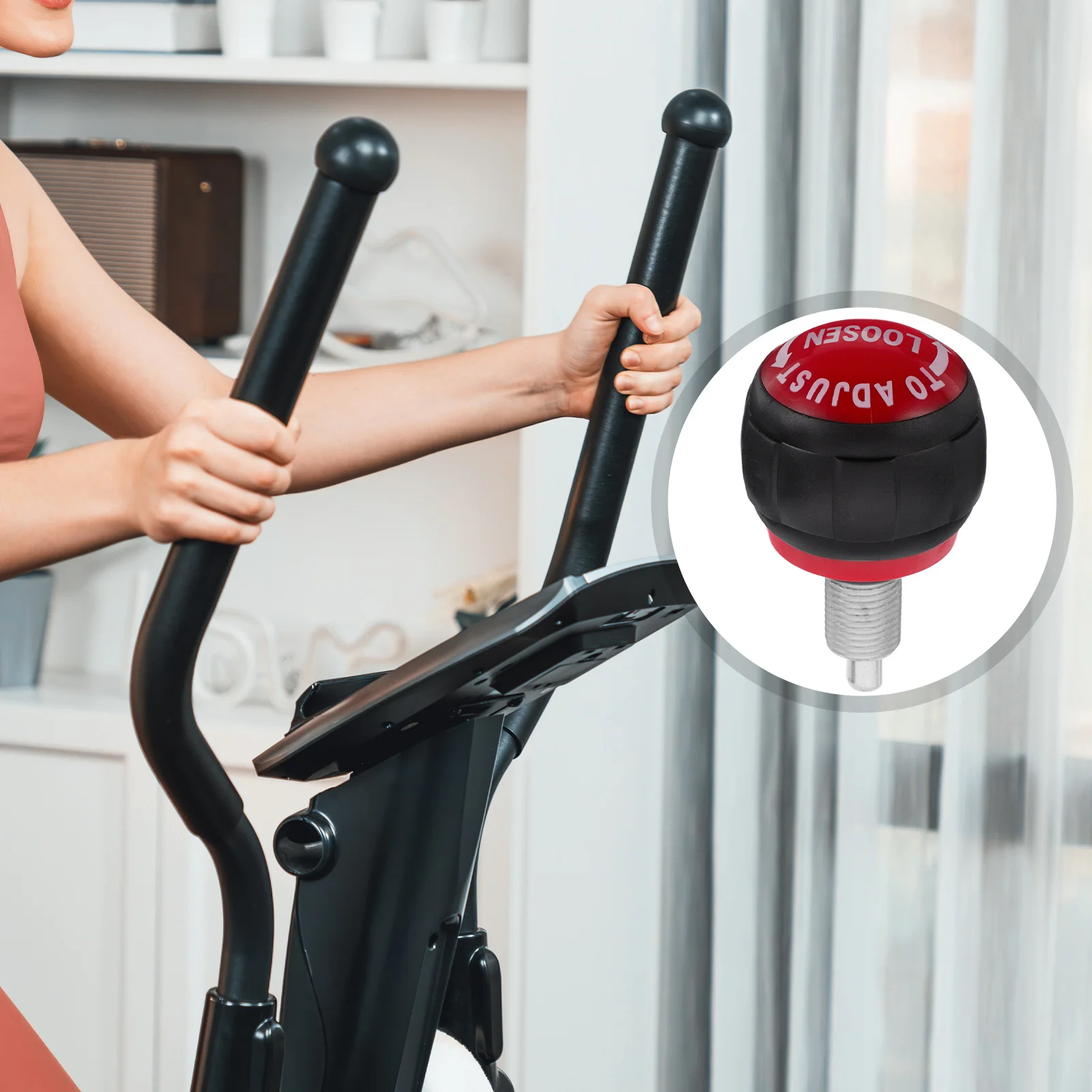 

Ballshaped Rotating Pull Pin Spring Knob For Fitness Equipment Adjustable Locking Mechanism Exercise Bike Weight Bench