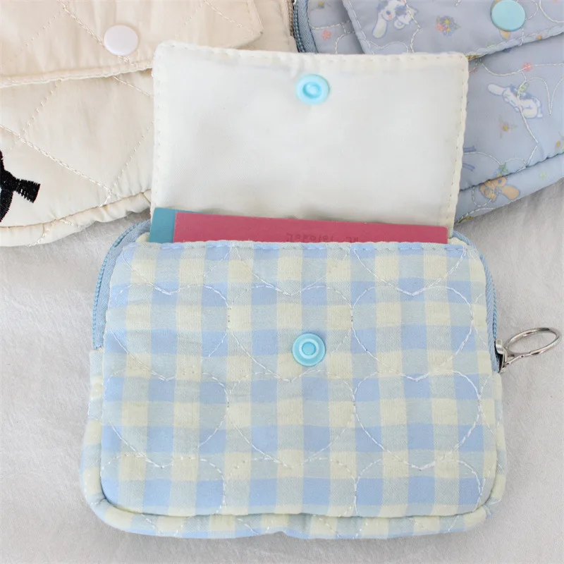 محفظة نقود معدنية حلوة، حقيبة مكياج لطيفة لأحمر الشفاه، حقيبة محمولة لبطاقات الهوية، حقيبة فرز أشتات زهرية، حقيبة تخزين المناديل الصحية للنساء #2