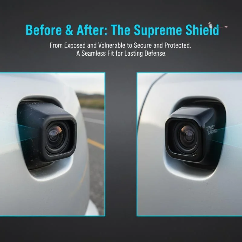1Pairs Car Camera Lens 360 Panoramic Camera Protective Cover Anti-Scratch Dustproof Waterproof Parking Lens For Most SUV Sedan