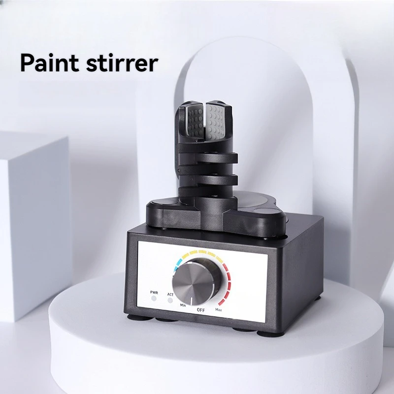Electric Paint Mixer Eddy Current Mixer Adjustable Speed Mini Desktop Mixer DIY Hobby Model Making Tool PMKJ020