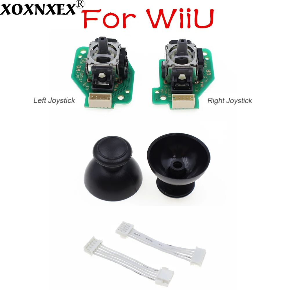 Right Left Rocker 3D Joystick Thumb Stick Sensor Module Part for WII U Gamepad