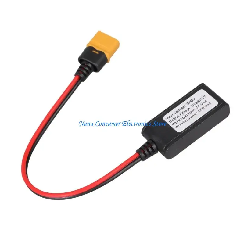 G7NE XT60 Plug To USB QC3 0 Charging Cable For Phones Tablets And Small Appliances