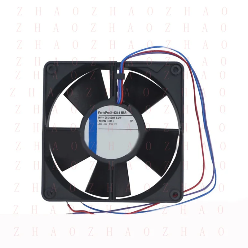L+ 120x120x32mm 24V 8.2W 340mA 3-wire Cooling Fan 4314 HAR