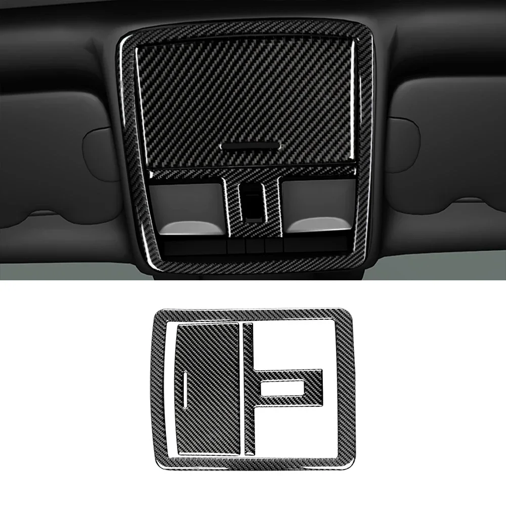 

Soft Carbon Fiber Sticker Accessories Voiture Car Reading Light Panel Tools For Dodge Challenger 2015 2016 2017 2018 2019 2020