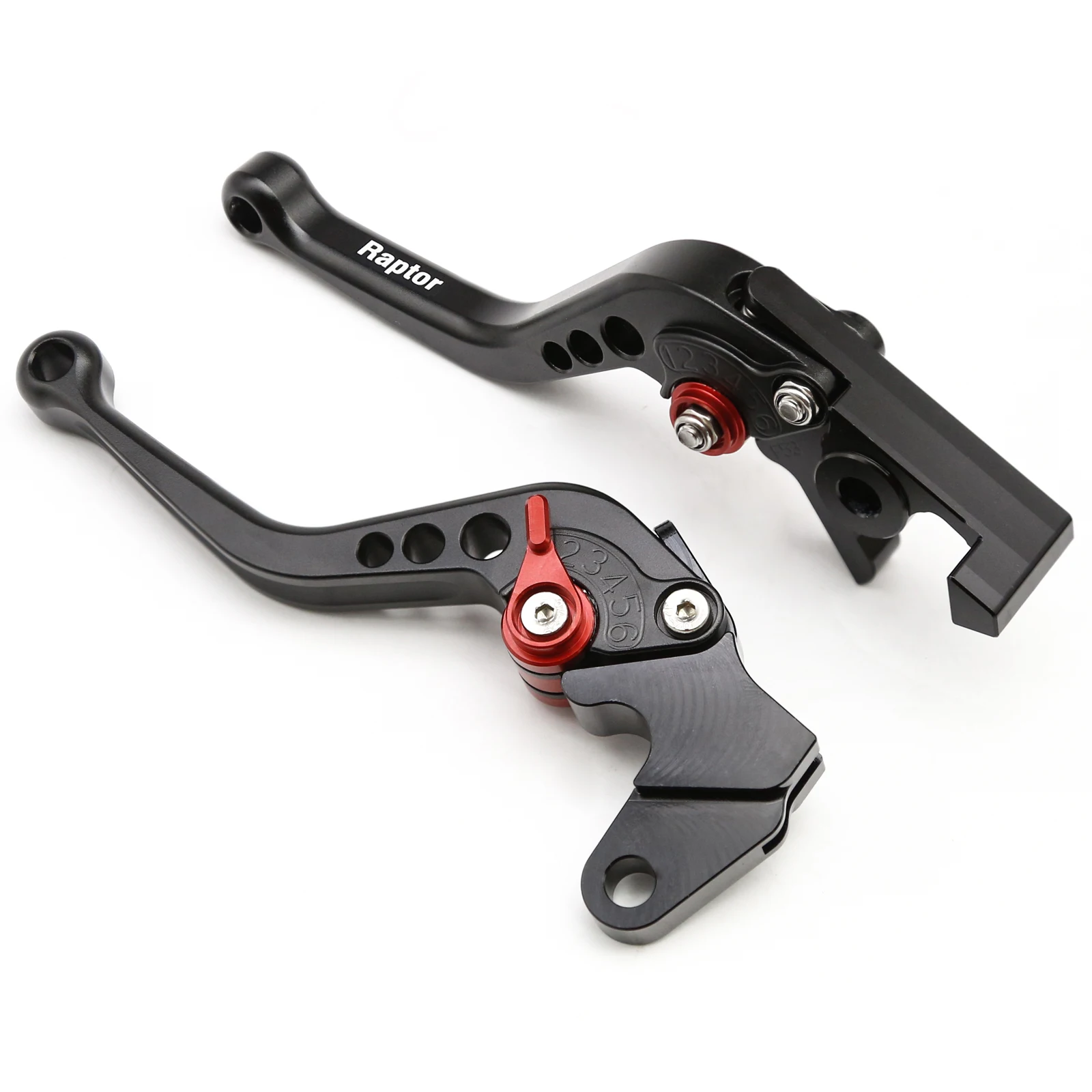 For Yamaha YFM 125 250 350 660 700 Raptor YFM125R YFM250R YFM700R YFM700 CNC Short Matte Motor Brake Clutch Lever Accessories