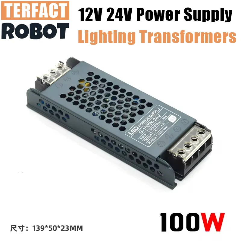 

LED Driver 12 V Volt 24V 100W DC Power Supply AC 190 220V To 12V Transformers 24V 100W LED Power Supply For LED Strip Light ﻿