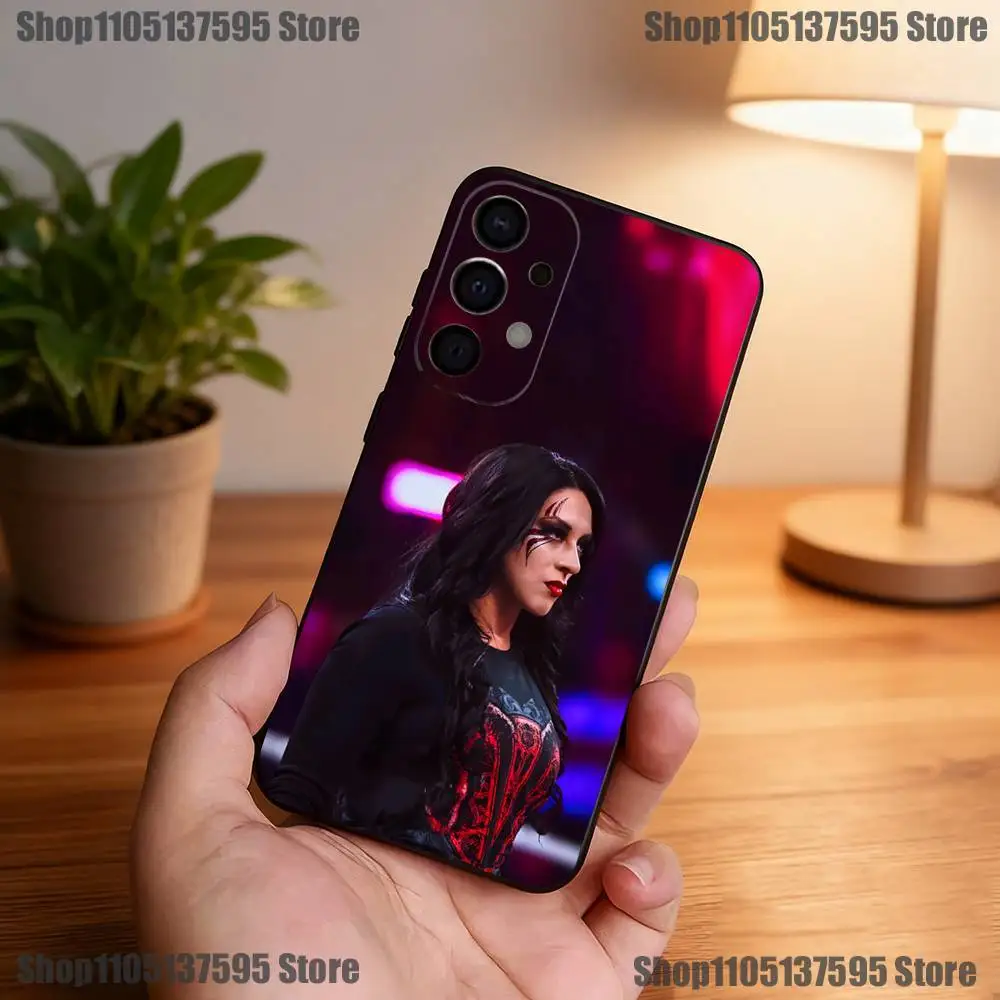 Casing Ponsel S-Stephanie V-Vaquer untuk Samsung S25,S24,S21,S22,S23,S30,Ultra,S20,Plus,Fe,Lite,5G Sampul Hitam