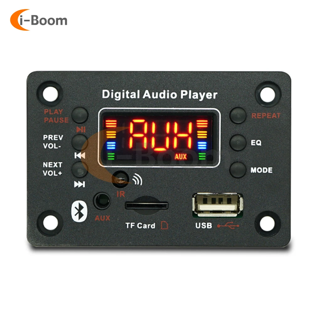 DC 7-20V scheda di decodifica MP3 modulo di decodifica Bluetooth Radio FM Audio lettore mp3 scheda di decodifica supporto WMA/WAV/FLAC/APE lossless