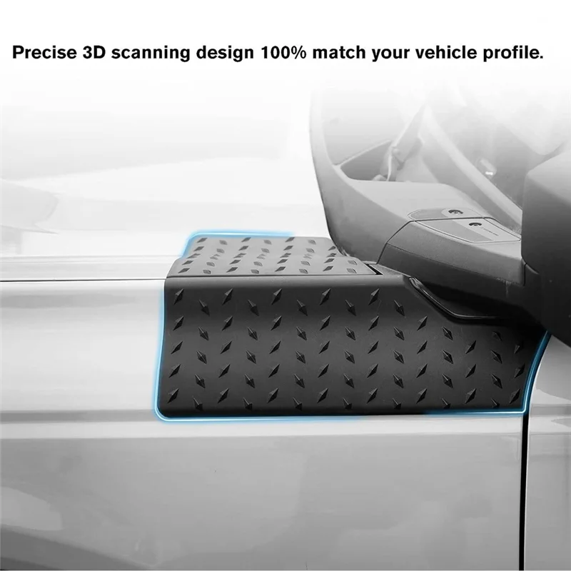 

For Ford Bronco 2021 2022 2023 Cowl Body Armor Side Corner Guard Cover Accessories Corner Guard Trim .4PCS Black-AB36