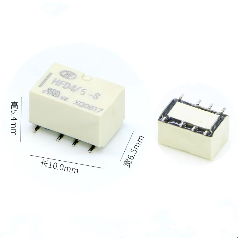 10Pcs/lot HFD4/3/5/9/12/24-S 2A 8PIN 3V 5V 9V 12V 24V DIY Signal communication relay SMD