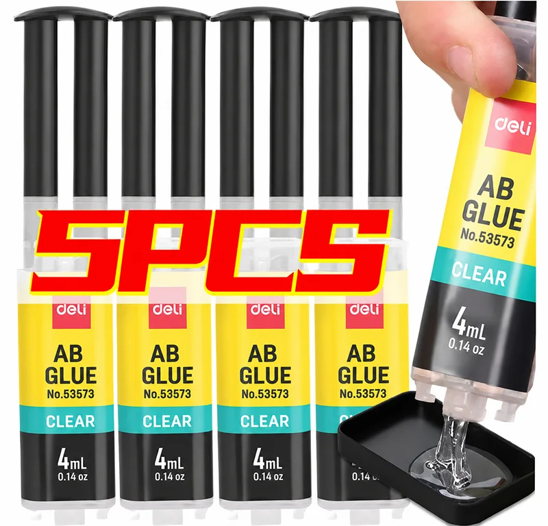 5/1PCS Epoxy Resin Strong Glue Practical Plastic Wood Strong Quick-drying Multi-functional Convenient Repair Glue Super Liquid