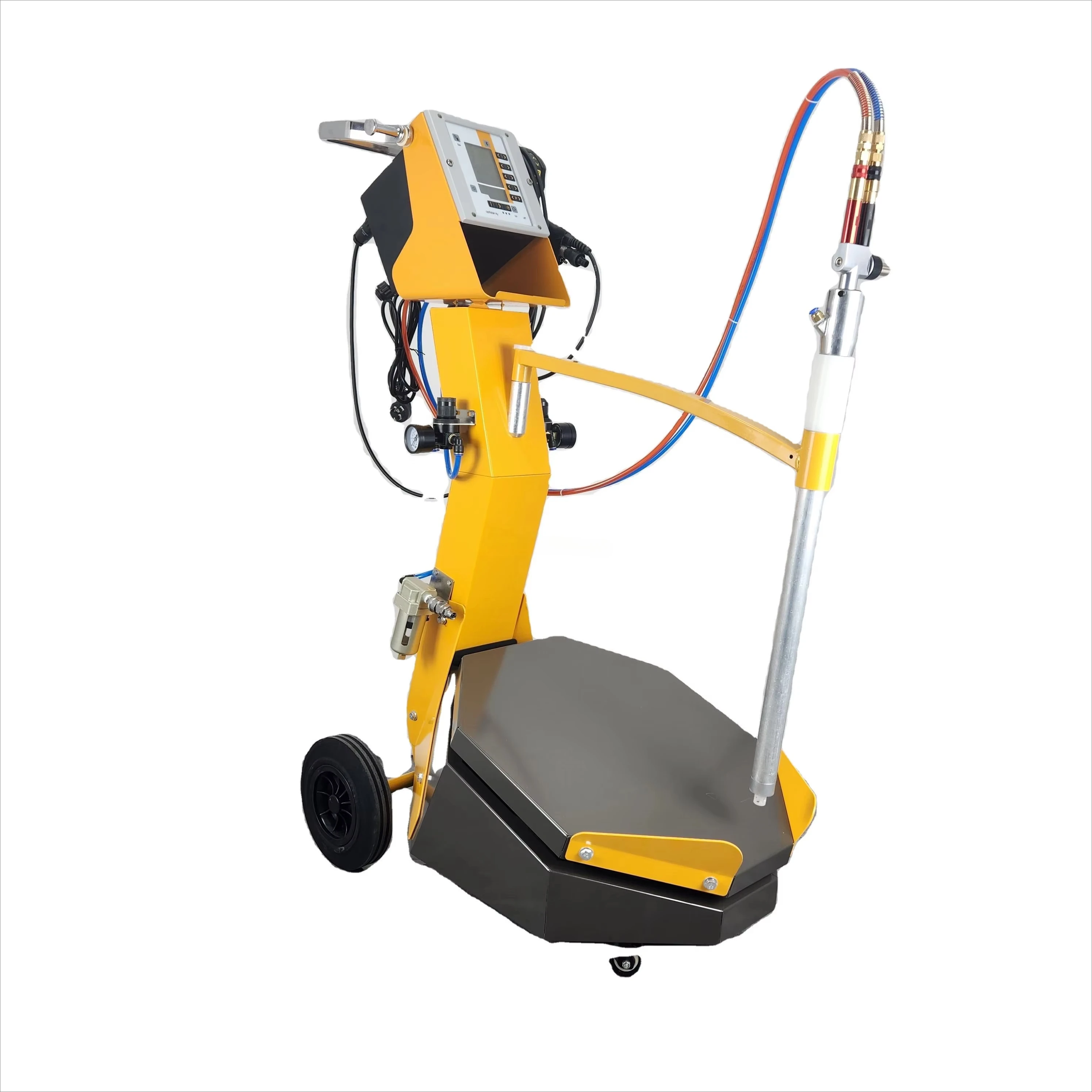 Factory Price Manual Powder Coating Spray Gun with Motor Pump Core Components for Powder Paint Equipment on Steel Substrates