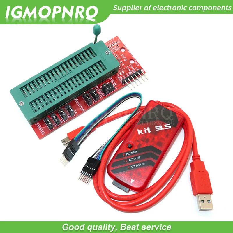 

1set PICKIT3.5 Programmer + PIC ICD2 PICKit 2 PICKIT 3 Programming Adapter Universal Programmer Seat