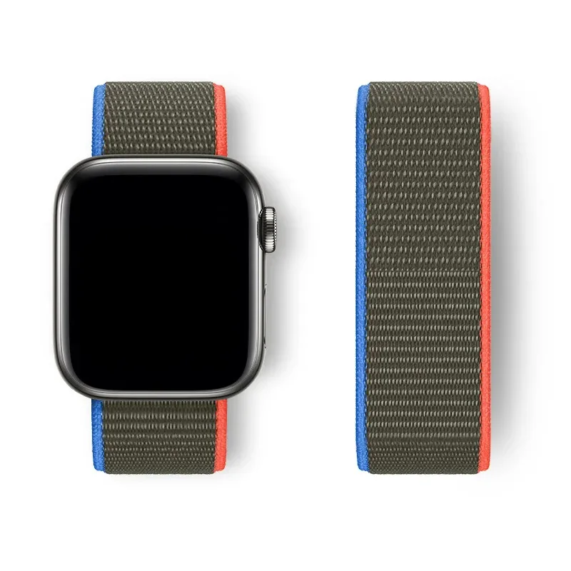 Nylonarmband für Apple Watch, 45 mm, 44 mm, 42 mm, 41 mm, 49 mm, 40 mm, 44 mm, Armband, Correa, iWatch-Armband, Serie 12, 11, 10, 8, 9, 7, SE, Ultra 4. – Detail 3