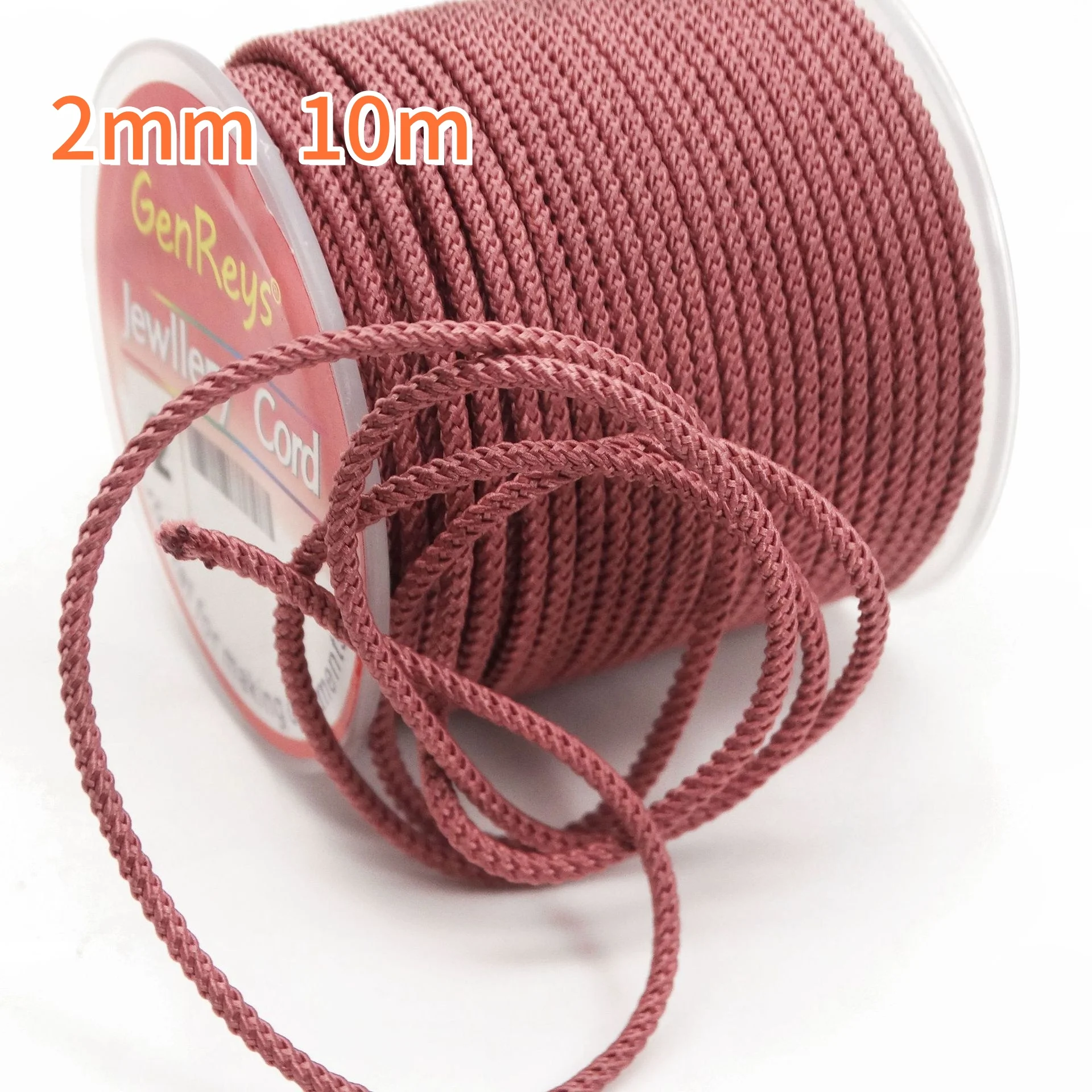 10m/Roll 2mm Nylon Milan Thread Cord DIY Braided String Bracelets Necklace For Jewelry Making Accessories Handmade Material Rope