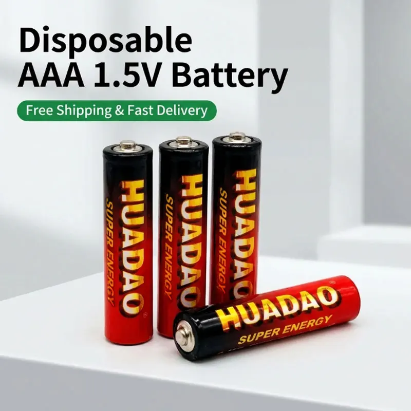 

Safe Explosion-Proof 1.5V AAA Carbon Disposable Batteries UM4 Strong Power 1.5 Volt Dry Battery High Quality for Home Daily