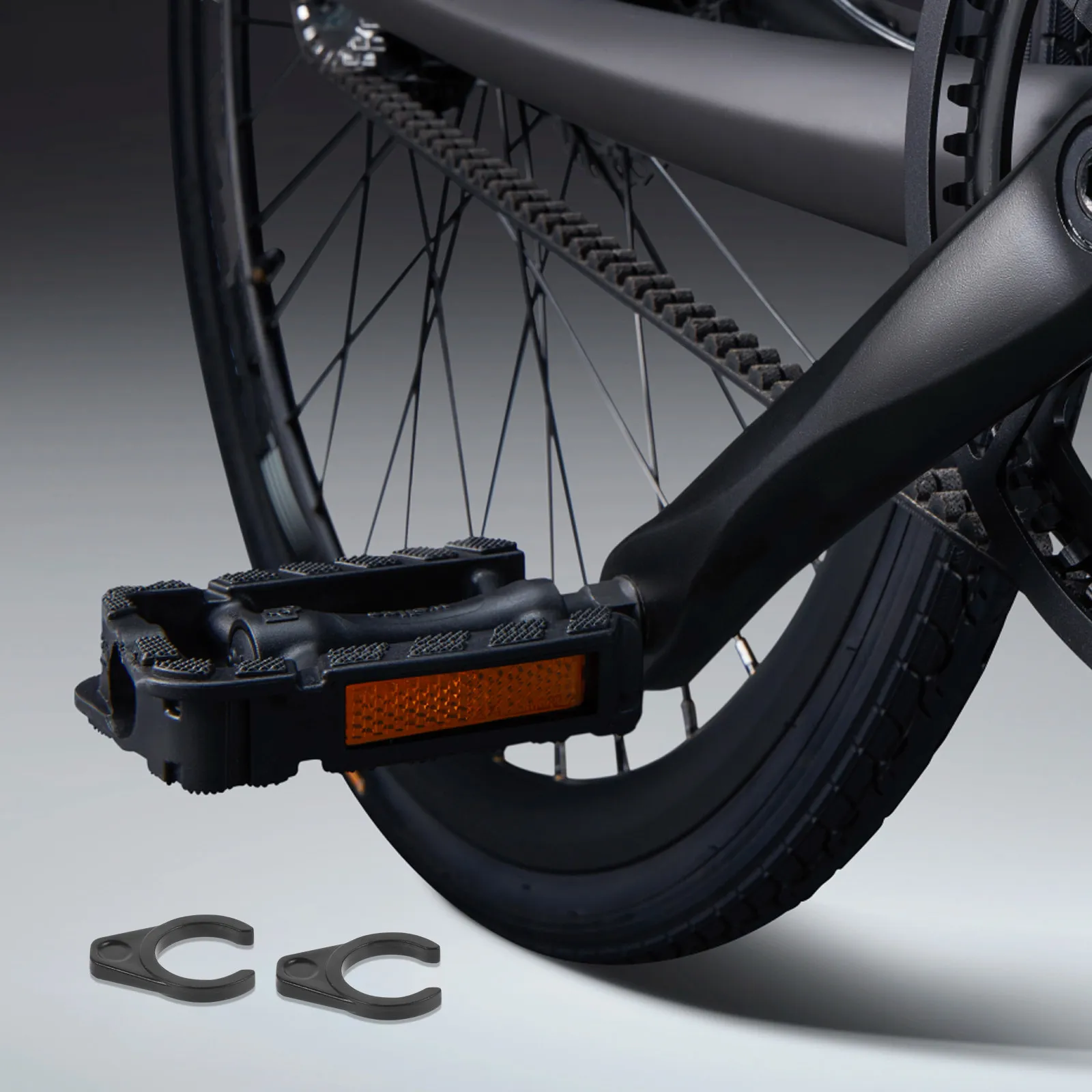 1Pair Quick Release Pedal Lock Bike Pedal Locking Clip Fastener Secure Fixing Buckle for Cycling Quick Release Fixator