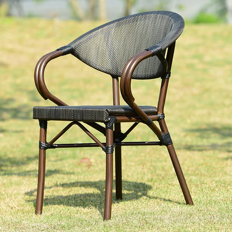 

Z Outdoor Unique High Chairs Retro Light Luxury Reception Ergonomic Bar Chairs Garden Backrest Sillas De Bar Trendy FurnitureZ