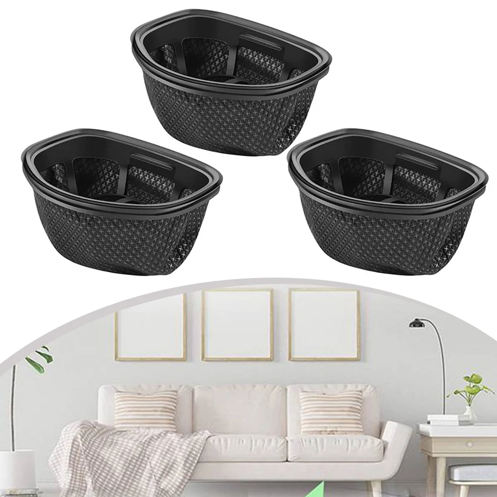 Filter Dust Dust Cup Filters Vacuum Cleaner Part Black Easy To Replace High Quality Material Reusable Washable