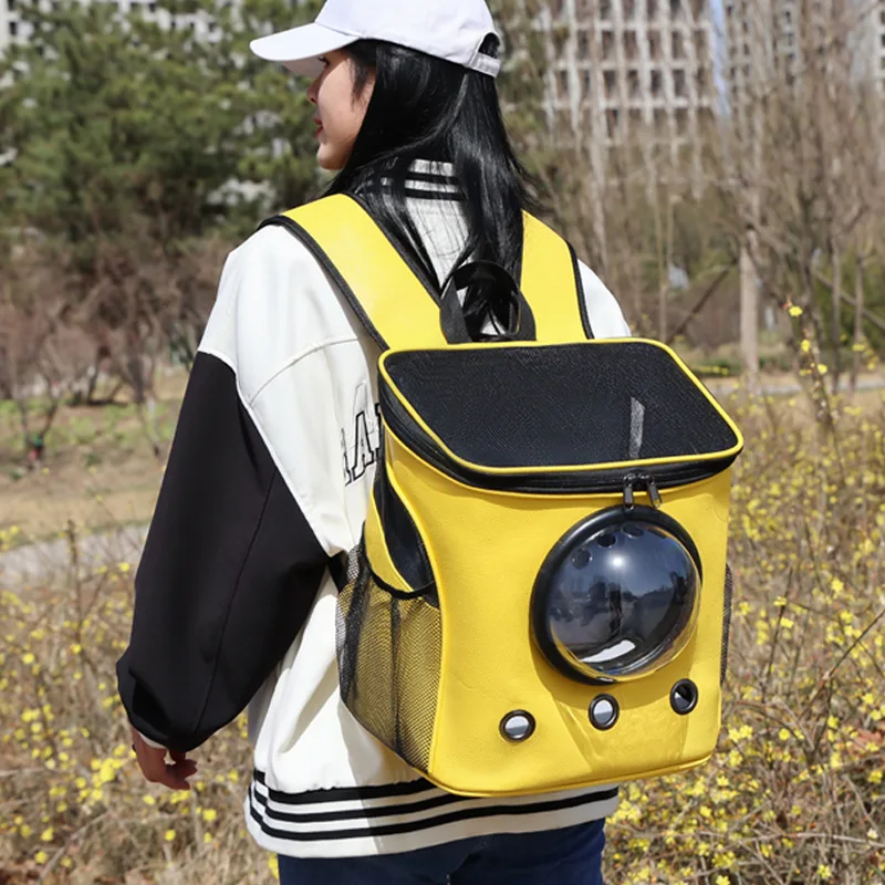 

Pet Carriers Bag, Transparent Space Module Backpack, Breathable, Large Space, Pet Products Supplies