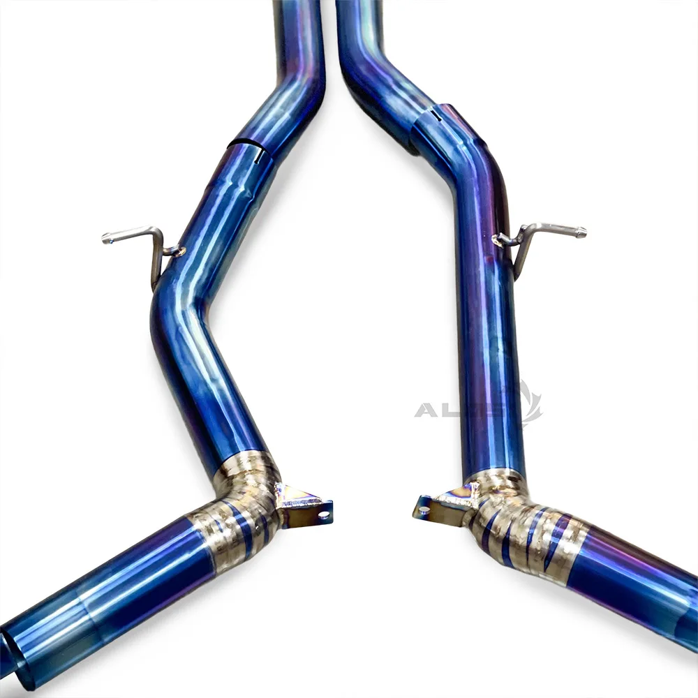 Suitable for Mercedes-Benz AMG E63W212 6.2L Titanium with Electronic Valve Cat Back Exhaust Muffler