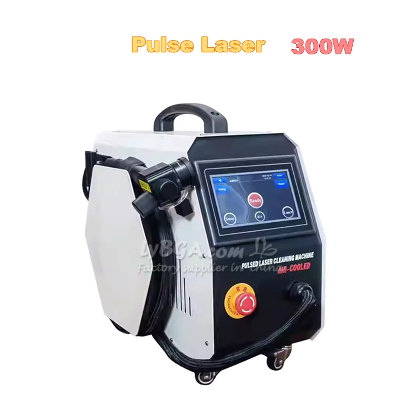 100 واط نبض آلة التنظيف بالليزر تبريد الهواء لا تضر الركيزة 200 واط المحمولة الليزر الأنظف 100 واط الصلب إزالة الصدأ المعدني