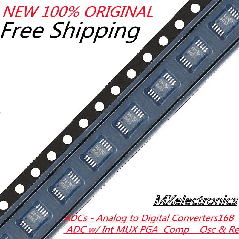 

5-10pcs100%NEW ADS1115IDGSR ADS1115IDGS ADS1115 BOGI MSOP-10 ORIGINAL Analog to Digital Converters