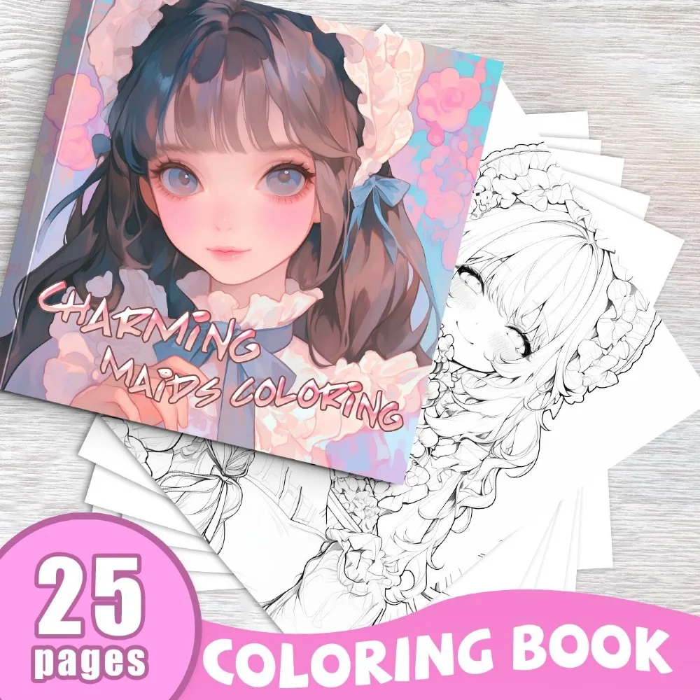 Acrylic Marker Matching Coloring Book Set DIY Creative Graffiti Leisure Stress Relief Improve Focus Drawing Notebook