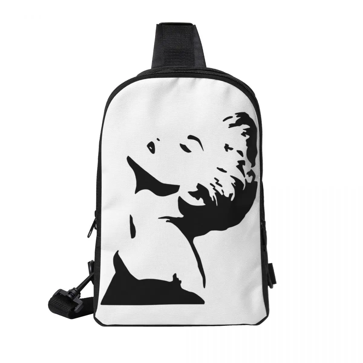 

Madonna True Blue Cover Album Classic Chest Bag Men Sling Crossbody Backpack Chest Bag Traveling Hiking Daypack Shoulder Bag
